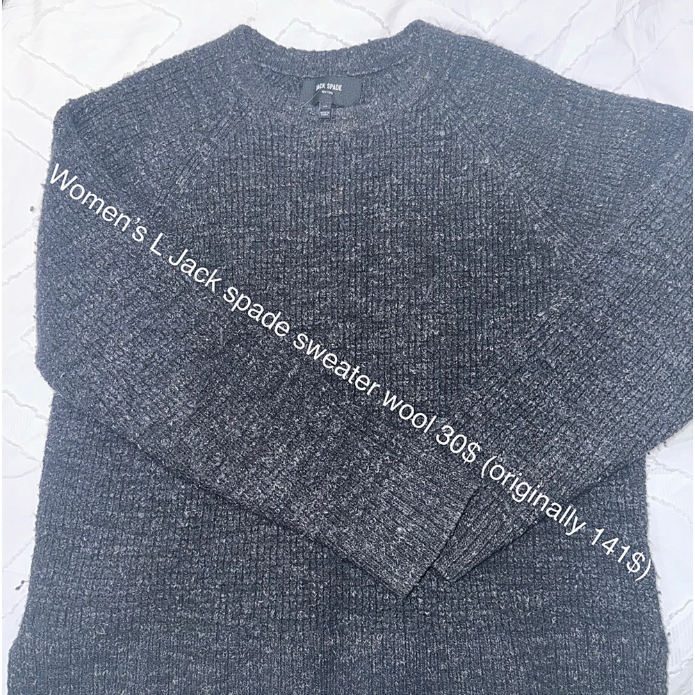 Jack spade wool large sweater